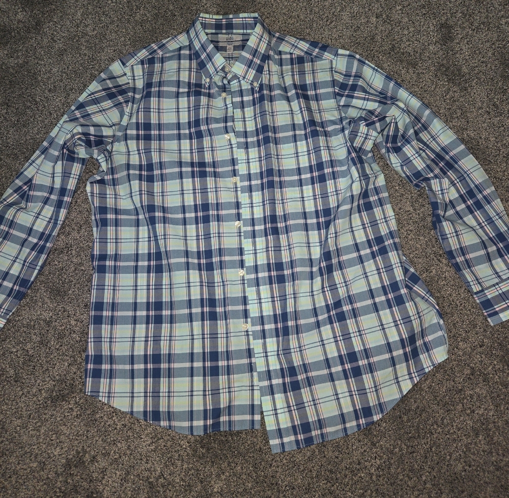 Croft & Barrow Men's Multi-Color Plaid Shirt